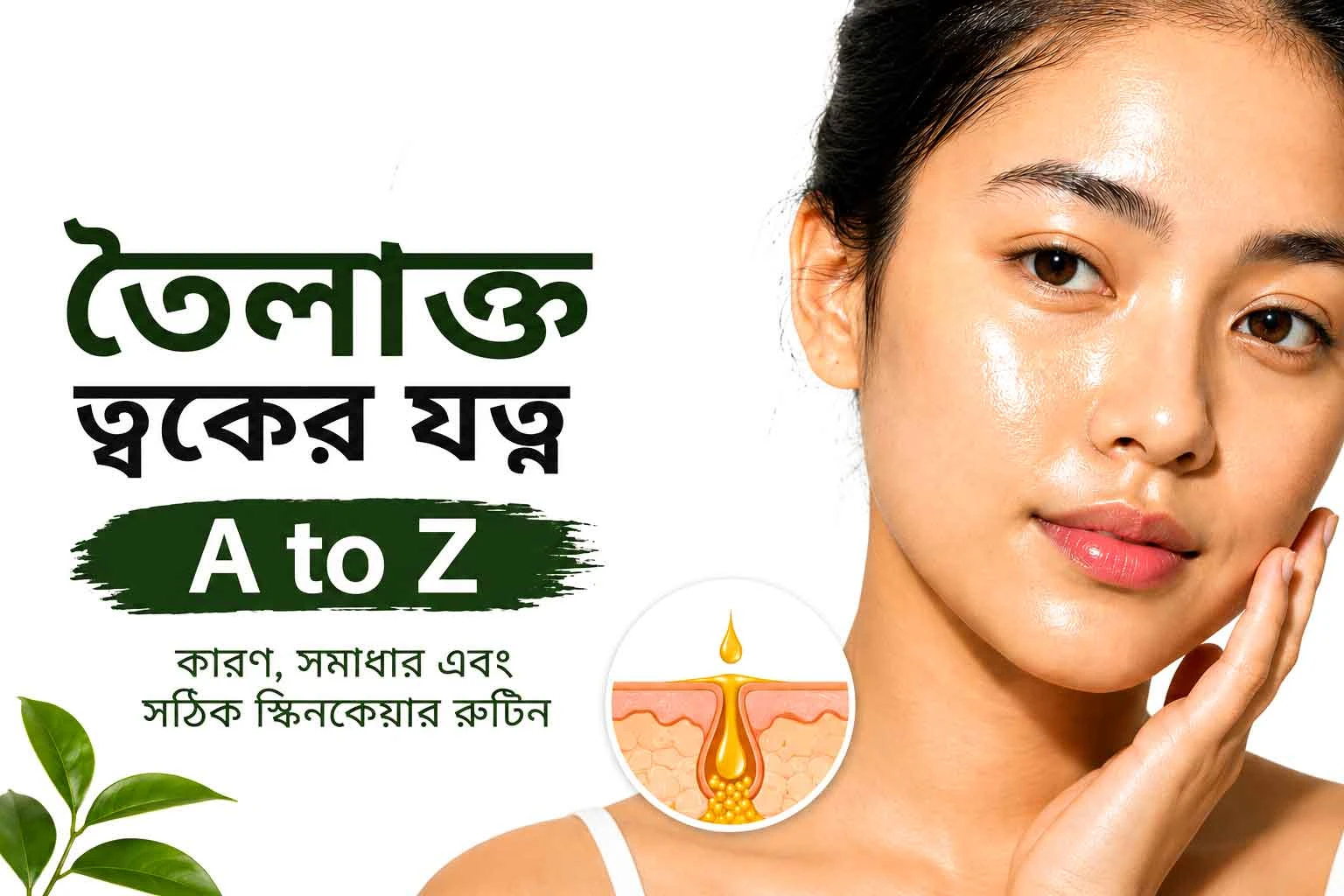 তৈলাক্ত ত্বকের যত্নে এ টু জেড: কারণ, সমাধান এবং সঠিক স্কিনকেয়ার রুটিন