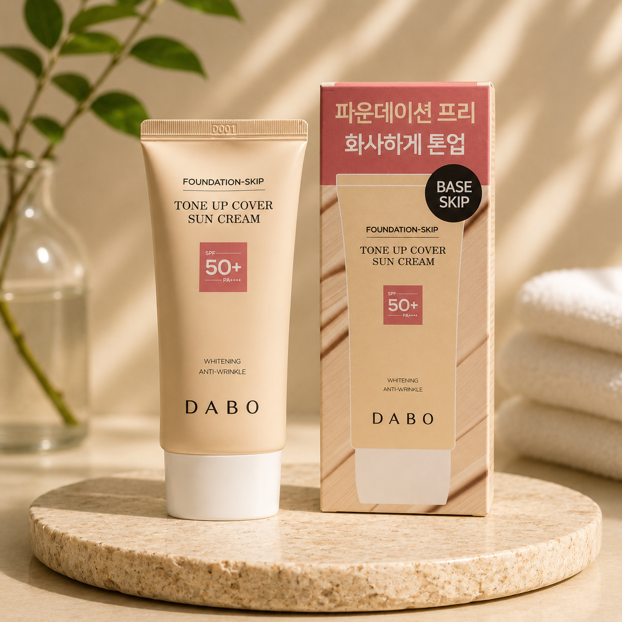 Dabo Foundation-Skip Tone Up Cover Sun Cream 50 ml