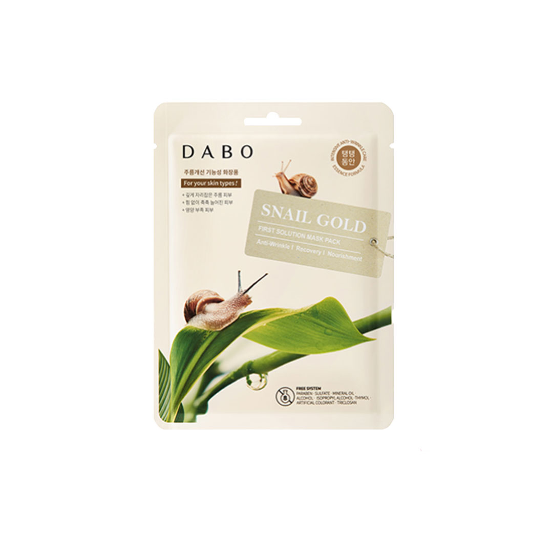 DABO First Solution Mask Pack (Sheet Mask) – Snail Gold
