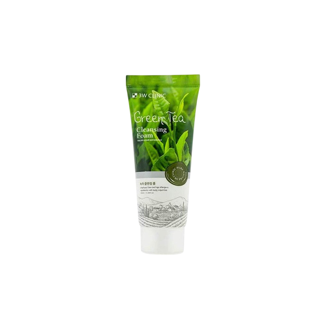 3W Clinic Green Tea Cleansing Foam 100ml
