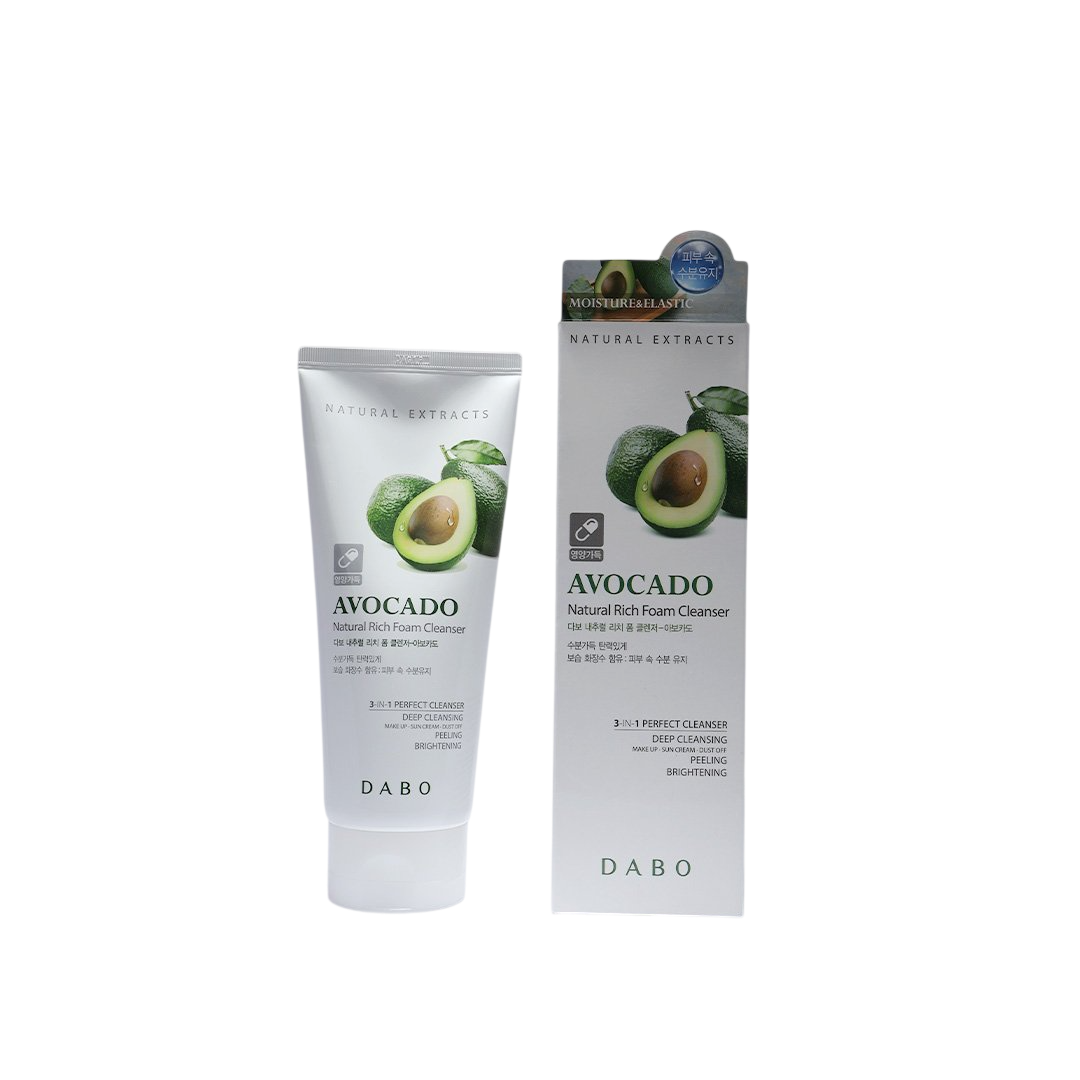 Dabo Natural Rich Foam Cleanser Avocado 180 ml