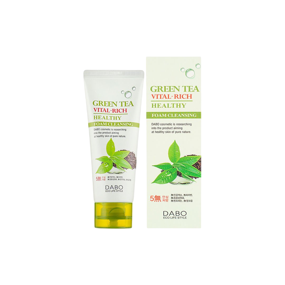 Dabo Green Tea Vital-Rich Healthy Foam Cleanser 100 ml