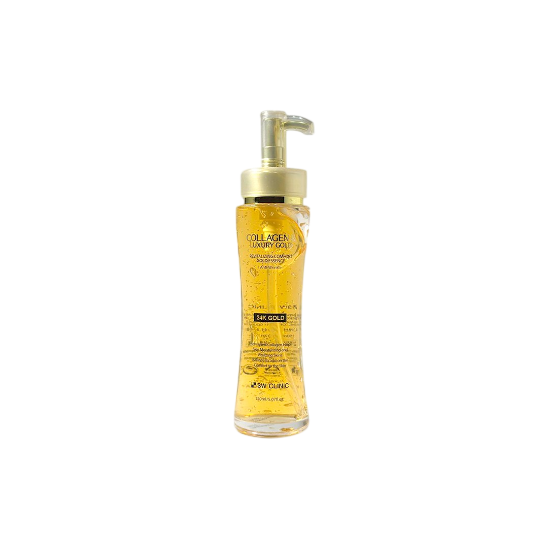 3w Clinic Collagen & Luxury Goad Revitalizing Comfort Gold Essence 150 ml