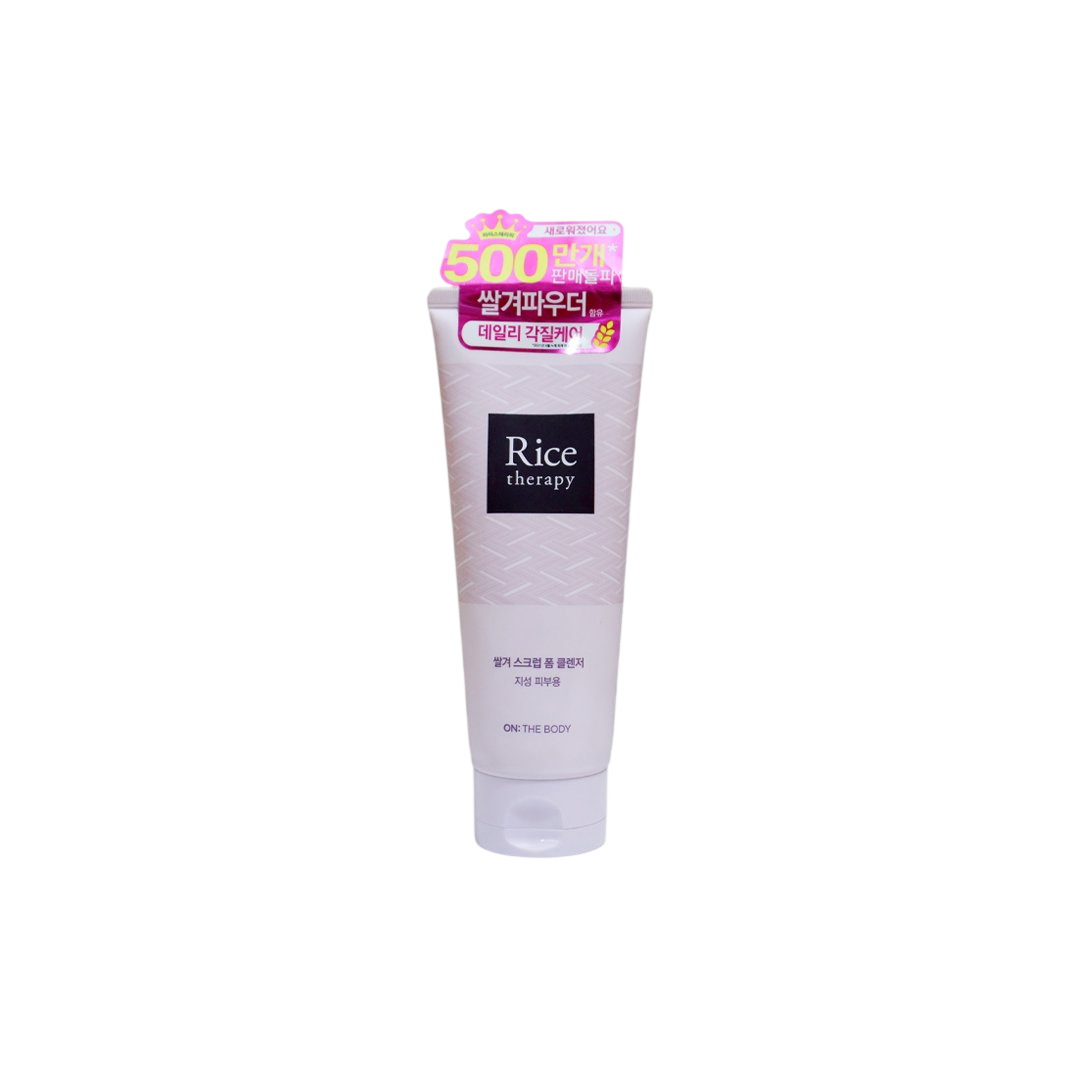 On the body Rice Therapy Rice Bran Scrub Foam Cleanser 150 ml