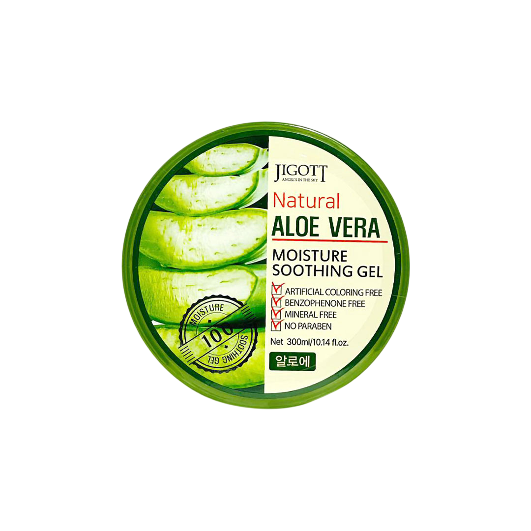 Jigott Natural Aloe Vera Moisture Soothing Gel 300 ml