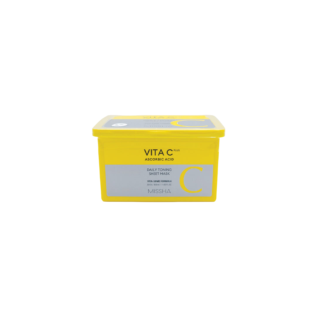 Missha Vita C Plus Daily Toning Sheet Mask 30 pcs 350 ml