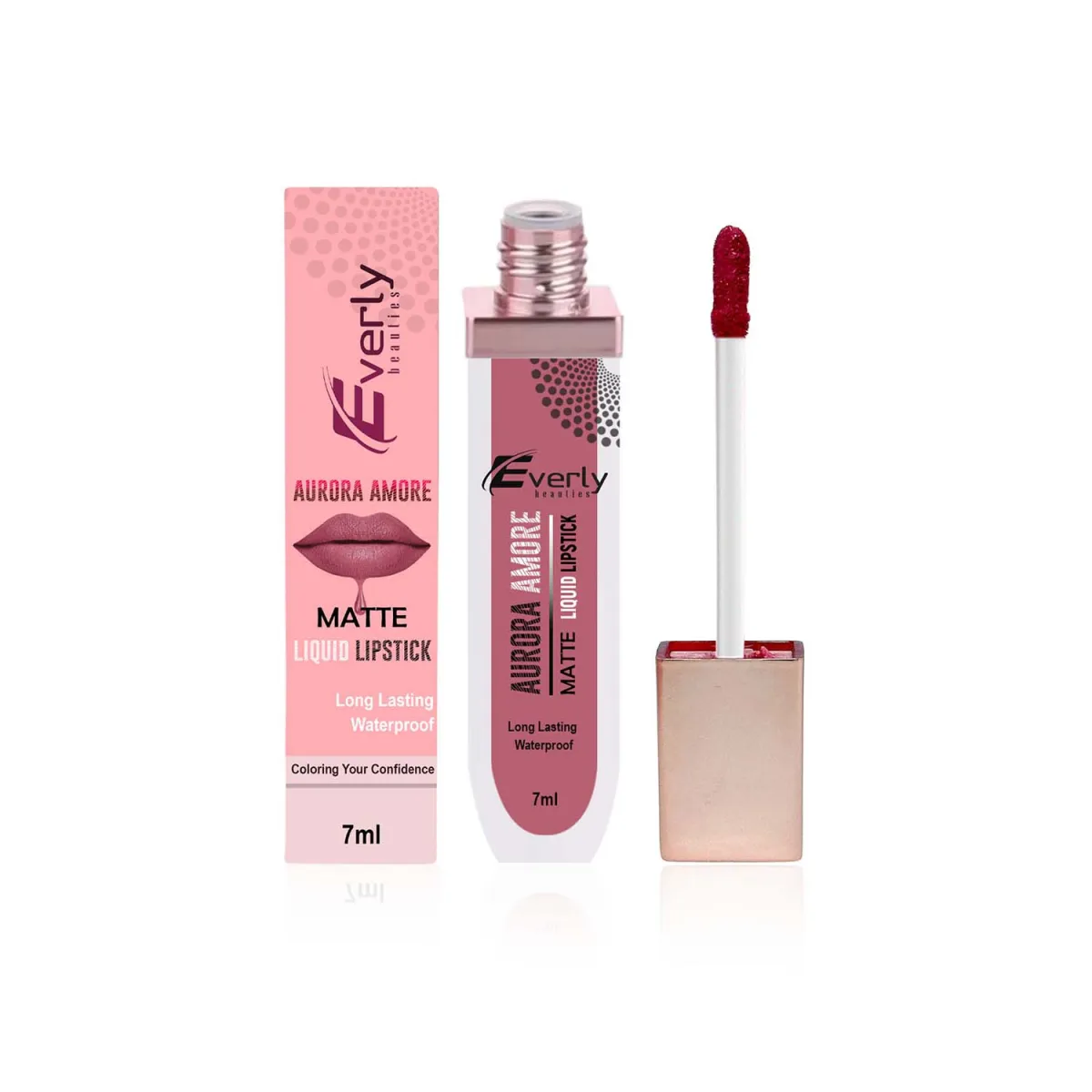 Everly Beauties Aurora Matte Liquid Lipstick 7ml