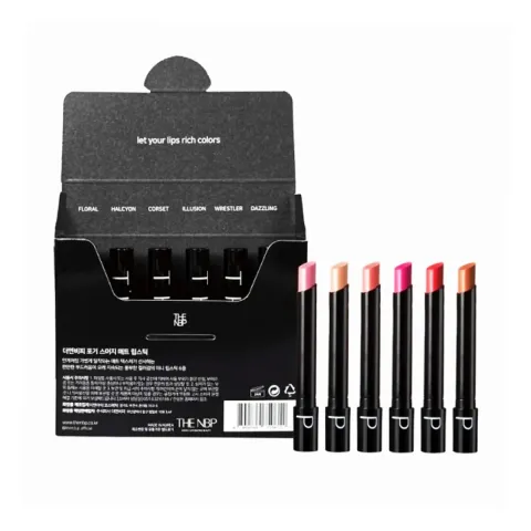 The Nbp Foggy Smudge Matte Lipstic Set 6pcs