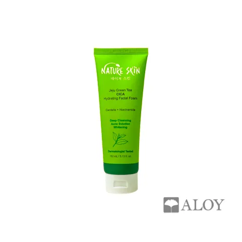 Nature Skin Jeju Green Tea CICA Hydrating Facial Foam 152 mL