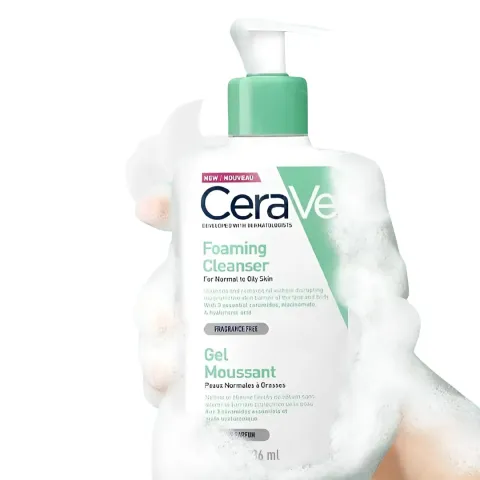 Cerave Foaming Cleanser For Normal To Oily Skin 236ml - 3