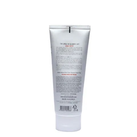 Dabo Natural Rich Foam Cleanser Green Tea 180 ml - 4