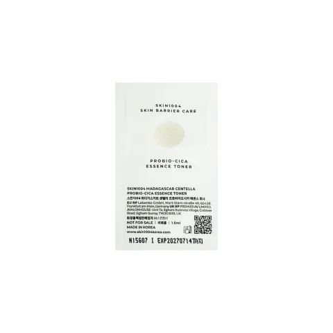 SKIN1004 Madagascar Centella Probio-Cica Essence Toner 1.5ml - 3