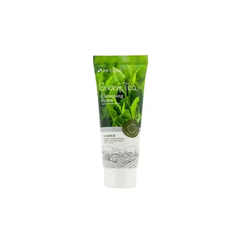 3W Clinic Green Tea Cleansing Foam 100ml - 1