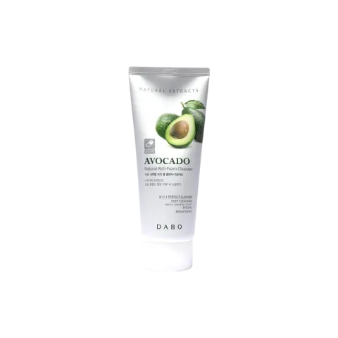 Dabo Natural Rich Foam Cleanser Avocado 180 ml - 3