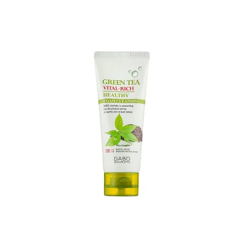 Dabo Green Tea Vital-Rich Healthy Foam Cleanser 100 ml - 3