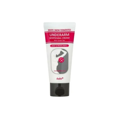 Nella White Snow Fermented Underarm Whitening Cream White Green Tea 50ml - 4