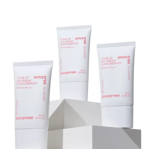 Innisfree Tone Up No Sebum Sunscreen Ex Spf50++ 60 ml - 4