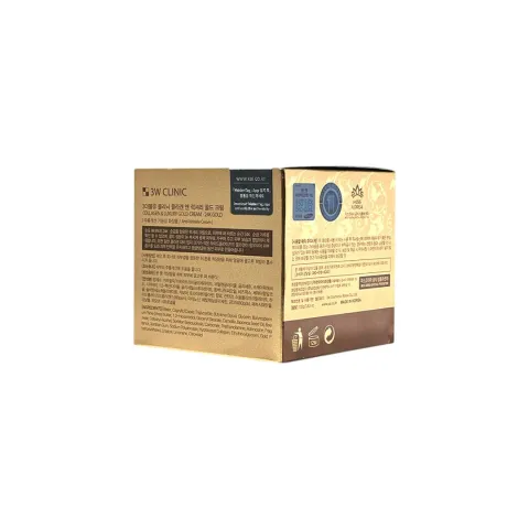 3W Clinic Collagen & Luxury Gold Revitalizing Comfort Gold Cream 100ml - 4
