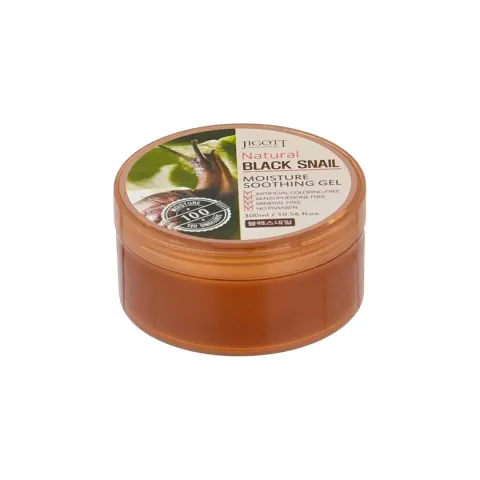 Jigott Natural Black Snail Moisture Soothing Gel 300 ml - 3