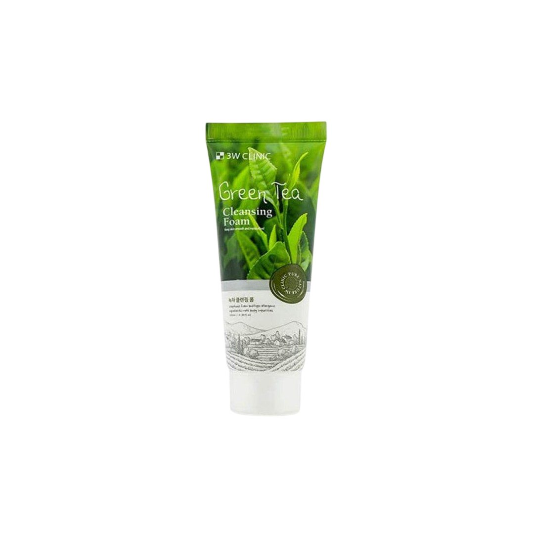 3W Clinic Green Tea Cleansing Foam 100ml
