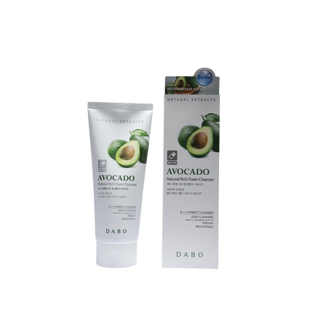Dabo Natural Rich Foam Cleanser Avocado 180 ml
