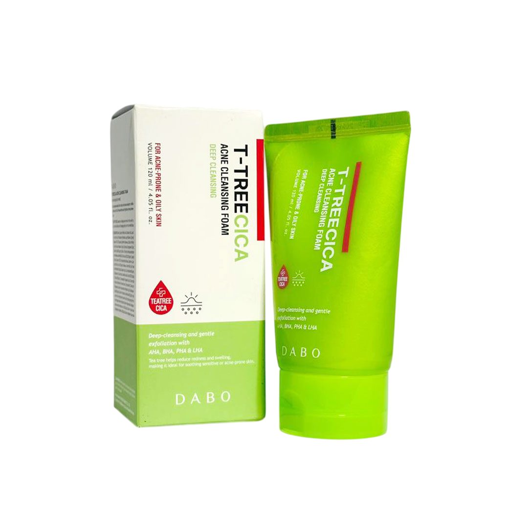 DABO T-Tree Cica Acne Cleansing Foam 120ml